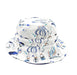 Reversible and adjustable bucket hat in Otto the Octopus print.