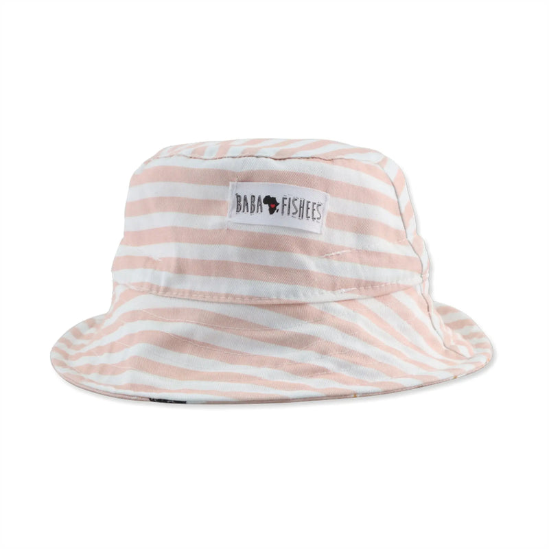 BUCKET HAT - PINK SEAGULL BABA FISHEES