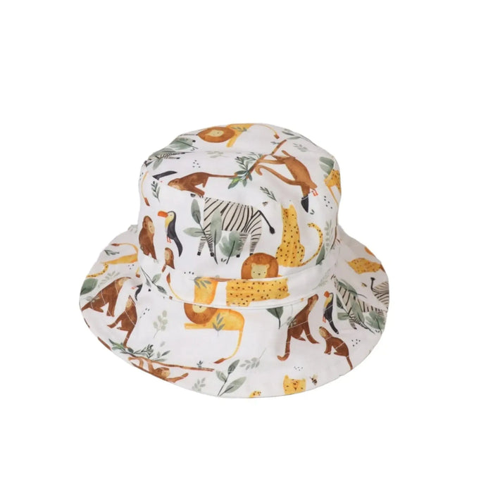 BUCKET HAT - WATERCOLOUR JUNGLE BABAFISHEES