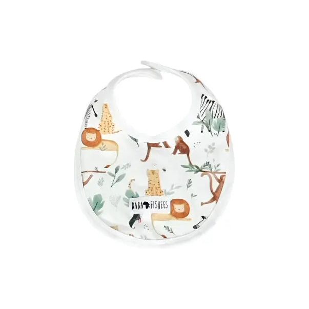 CLASSIC BIB - WATERCOLOUR JUNGLE BABAFISHEES