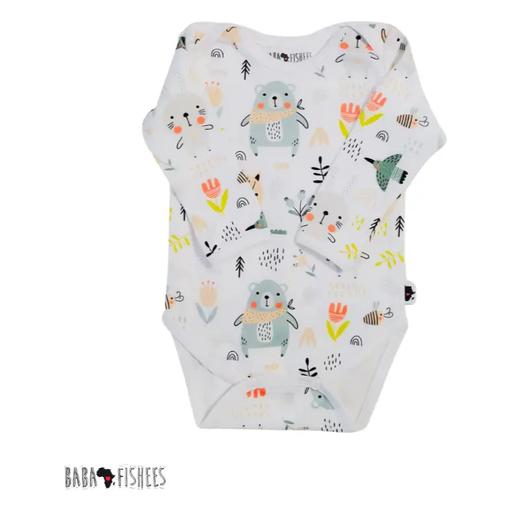 CLASSIC ONESIE - LS - FOX & BUNNY BABAFISHEES