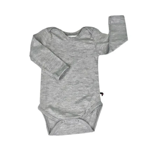 CLASSIC ONESIE - LS - GREY BABAFISHEES