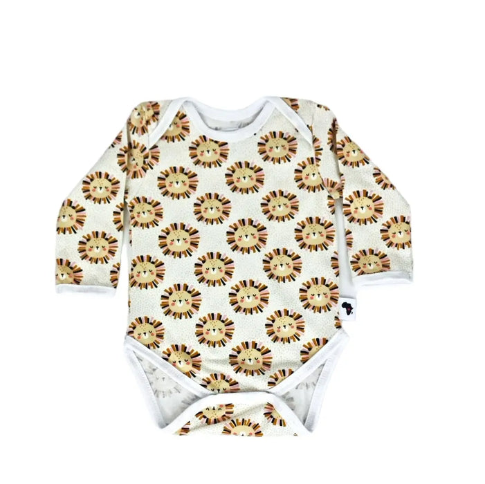 CLASSIC ONESIE - LS - LION ROAR BABAFISHEES