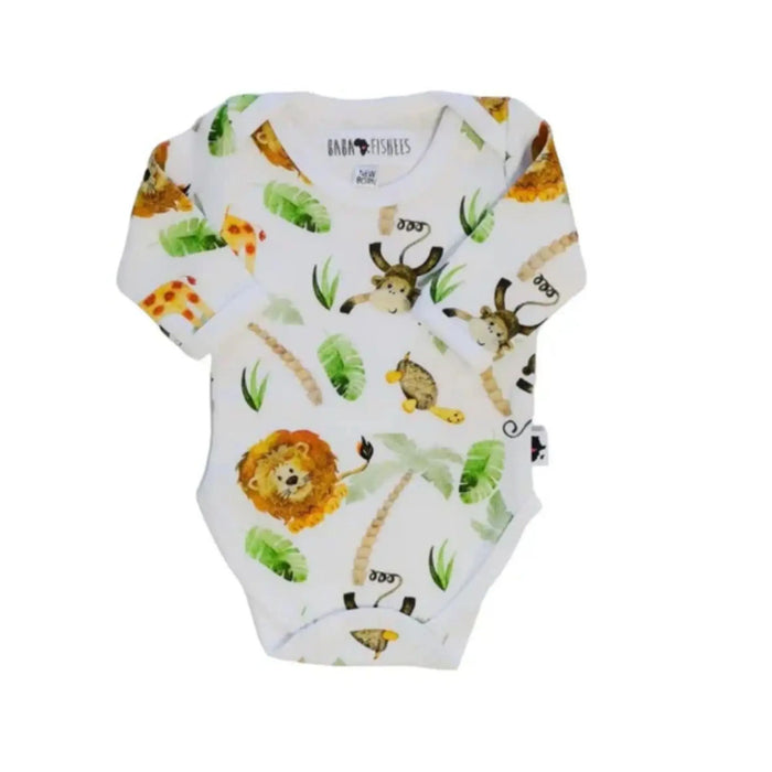 CLASSIC ONESIE - LS - SIMBA WATERCOLOUR BABAFISHEES