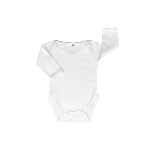 CLASSIC ONESIE - LS - WHITE BABAFISHEES