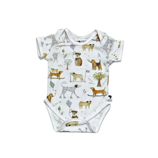 CLASSIC ONESIE - SS - DOGS PLAYGROUND BABAFISHEES