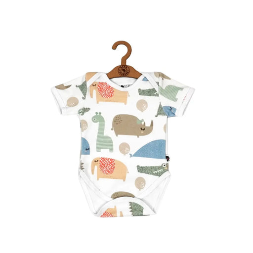 CLASSIC ONESIE - SS - DOTTY ANIMALS BABAFISHEES