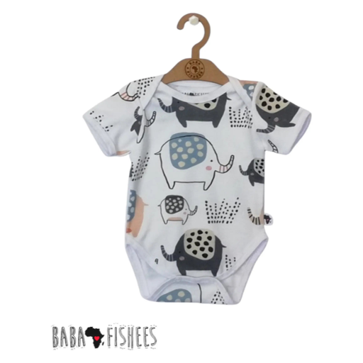 CLASSIC ONESIE - SS - EDWARD THE ELLIE BABAFISHEES