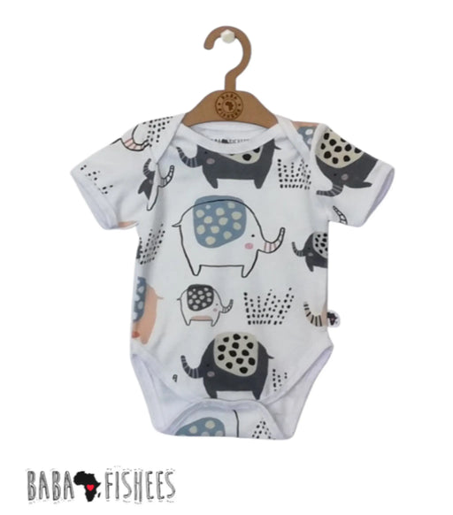 CLASSIC ONESIE - SS - EDWARD THE ELLIE BABAFISHEES