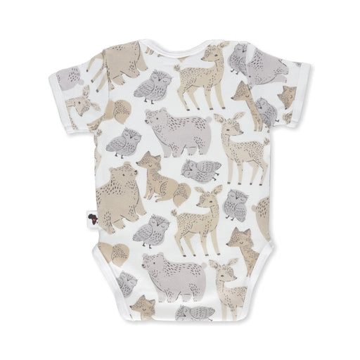 CLASSIC ONESIE - SS - FOREST FRIENDS BABA FISHEES