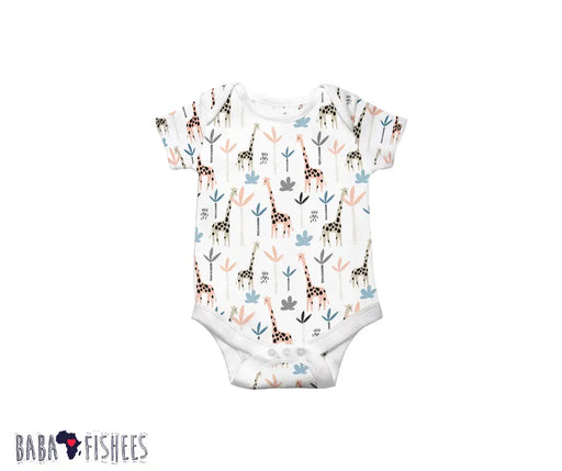 CLASSIC ONESIE - SS - GIRAFFE BABAFISHEES