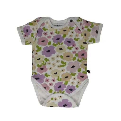 CLASSIC ONESIE - SS - MAUVE GARDEN BABAFISHEES