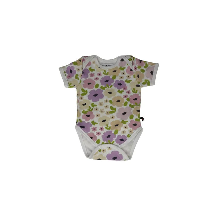 CLASSIC ONESIE - SS - MAUVE GARDEN BABAFISHEES