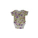 CLASSIC ONESIE - SS - MAUVE GARDEN BABAFISHEES