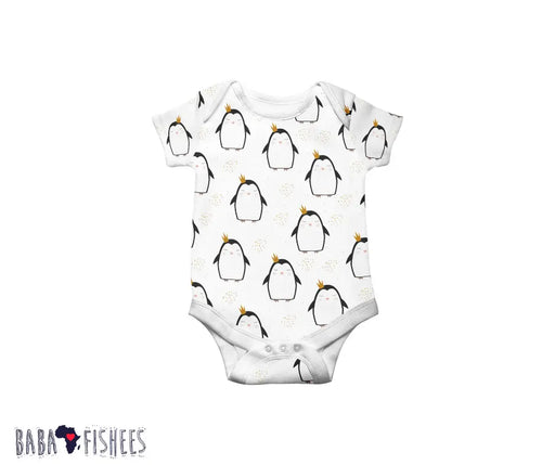 CLASSIC ONESIE - SS - PENGUINS BABAFISHEES