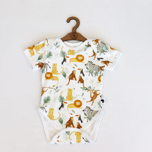 CLASSIC ONESIE - SS - WATERCOLOUR JUNGLE BABAFISHEES