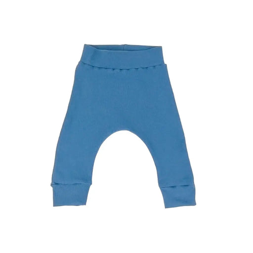 CUFF PANTS - DENIM BLUE RIBBED BABAFISHEES