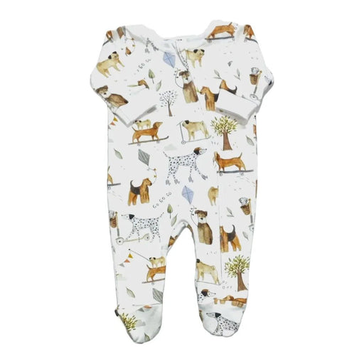 FOOTY ROMPER - DOGS PLAYGROUND BABAFISHEES