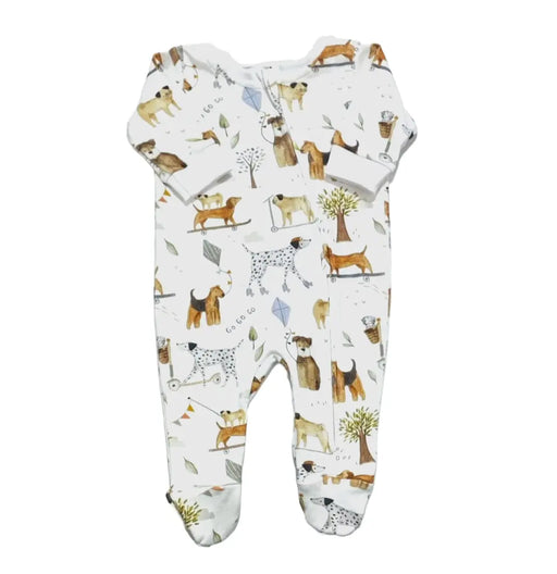 FOOTY ROMPER - DOGS PLAYGROUND BABAFISHEES