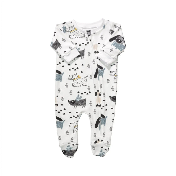 FOOTY ROMPER - DOGS WORLD BABAFISHEES