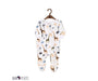 FOOTY ROMPER - GIRAFFE BABAFISHEES