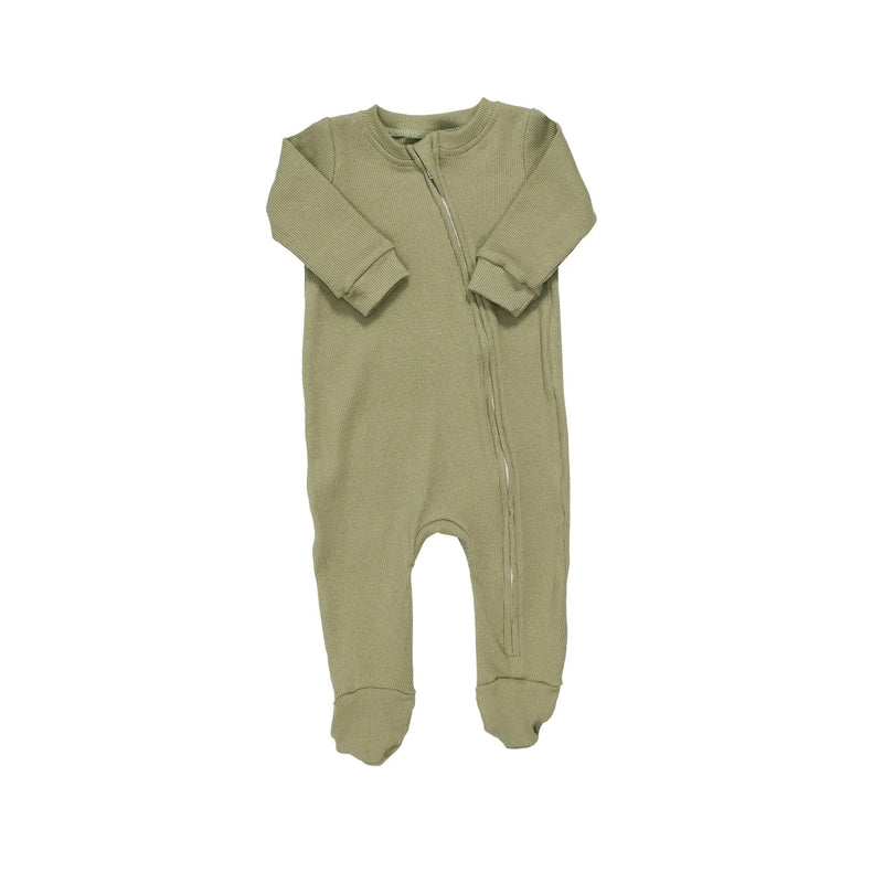 FOOTY ROMPER - RIBBED BABA FISHEES