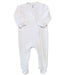 FOOTY ROMPER - RIBBED - WHITE BABAFISHEES