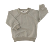 Sage Green French Terry Sweat Shirt for babies and toddlers