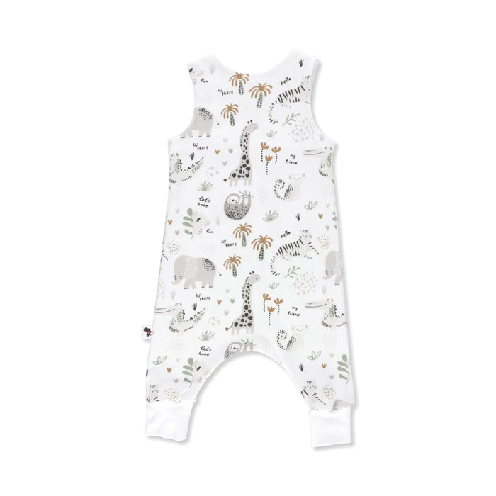 HAREM ROMPER - HI THERE WHITE BABAFISHEES