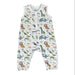 HENLEY ROMPER - AFRICAN PLAINS BABAFISHEES