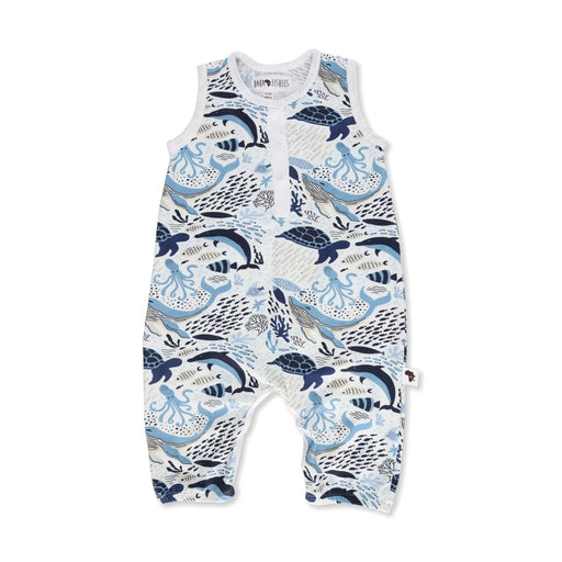 HENLEY ROMPER - AFRICAN SEA WORLD BABAFISHEES