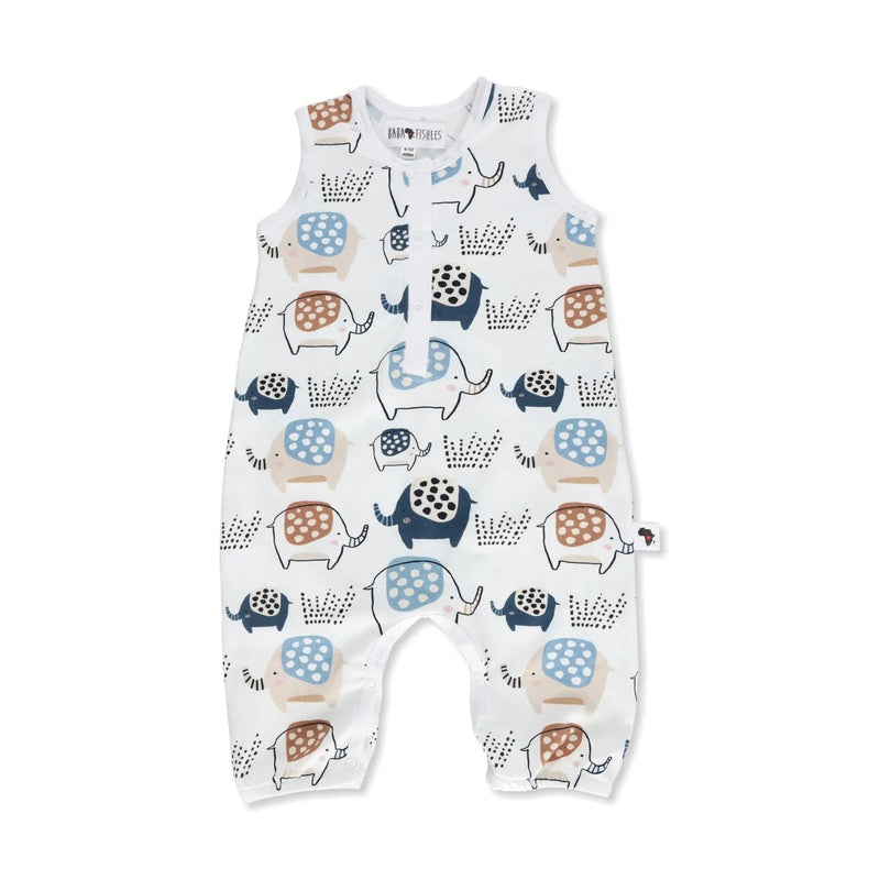 HENLEY ROMPER - EDWARD THE ELLIE BABA FISHEES