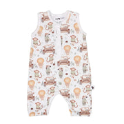 HENLEY ROMPER - JEEP SAFARI BABA FISHEES
