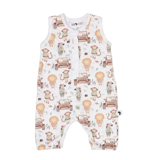 HENLEY ROMPER - JEEP SAFARI BABA FISHEES