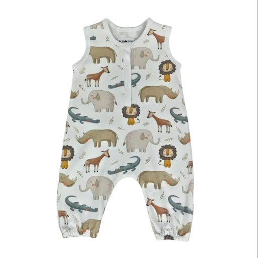 HENLEY ROMPER - OKAPI BABAFISHEES