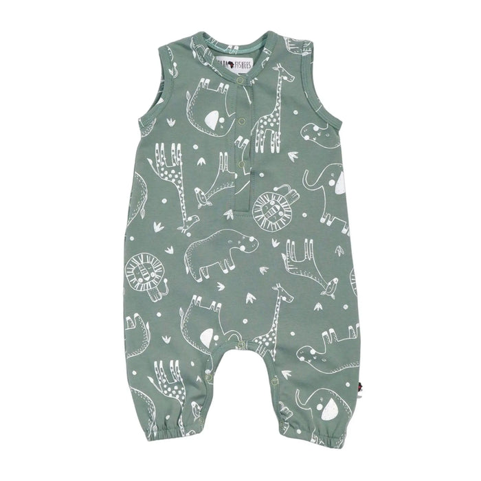 HENLEY ROMPER - SAVANNAH LINES BABA FISHEES