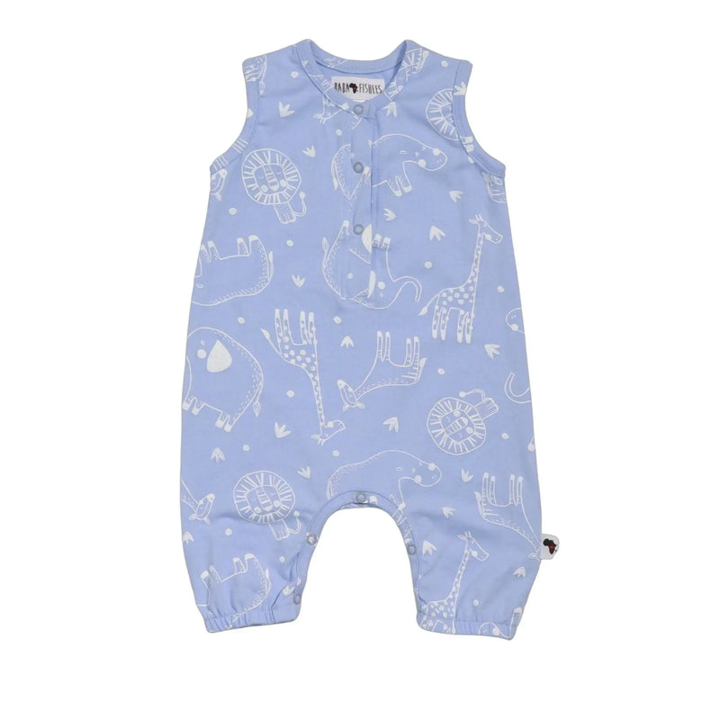 HENLEY ROMPER - SAVANNAH LINES BABA FISHEES