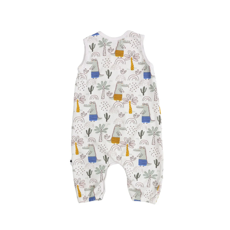 HENLEY ROMPER - WALKING CROC BABA FISHEES