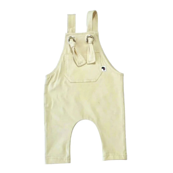 KNOT DUNGAREE LONG - CREAM BABAFISHEES