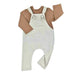 KNOT DUNGAREE LONG - OATMEAL BABAFISHEES