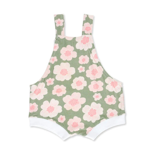 KNOT DUNGAREE - PINK FLOWERS BABAFISHEES