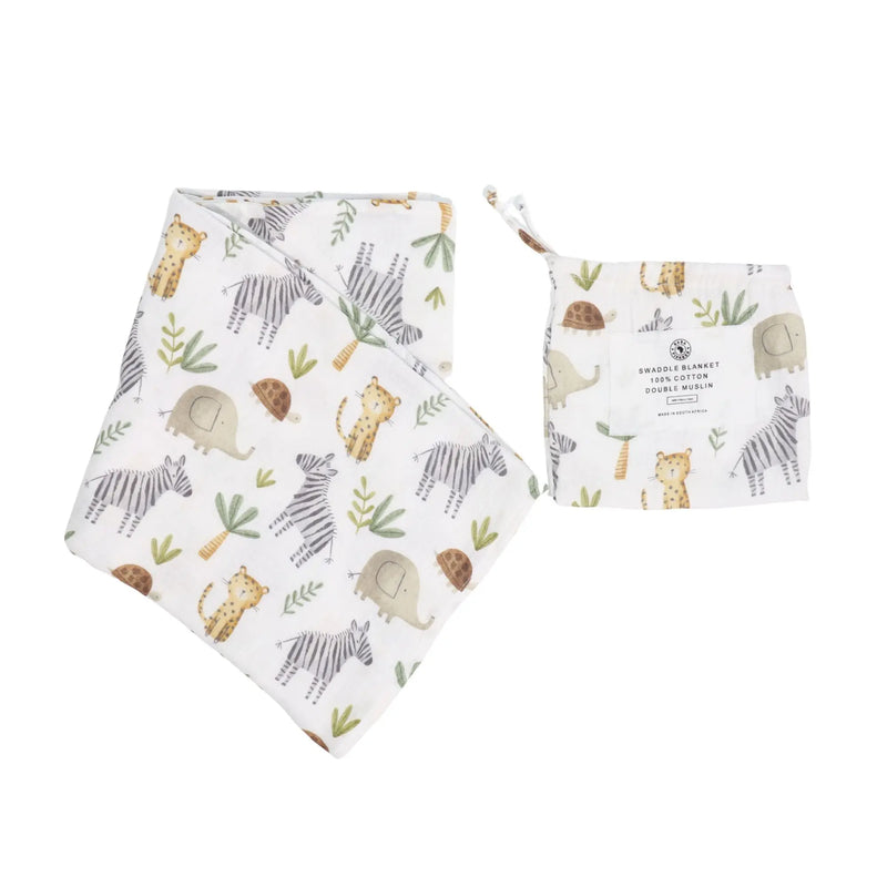 MATCHING BABY BLANKET & BEANIE SET BABA FISHEES