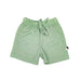 MIAMI SHORTS - GREEN WAFFLE BABAFISHEES