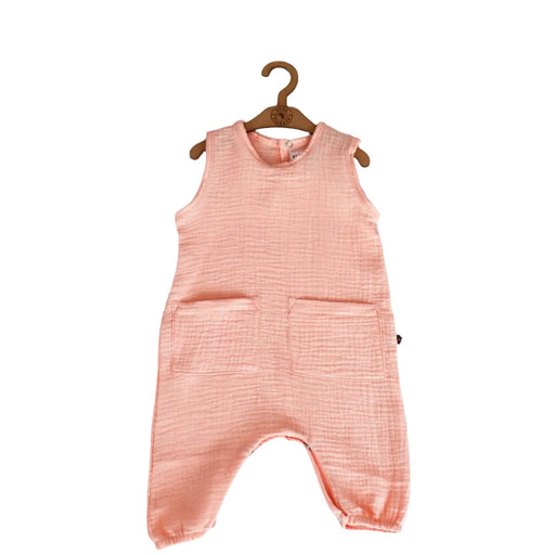 MUSLIN ROMPER - PEACH BABAFISHEES