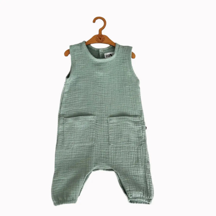 MUSLIN ROMPER - SAGE BABAFISHEES