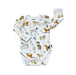A soft, high-quality long sleeve cotton classic onesie with a dogs playground pattern.