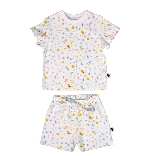 SHIRT AND SHORTS SET - TWEETY BIRD print, front view 
