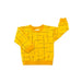 SWEAT SHIRT - MUSTARD WITH BLACK DASHLINES BABAFISHEES