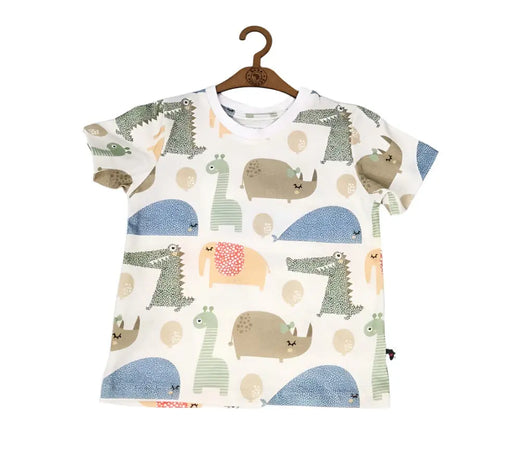 TEE SHIRT - DOTTY ANIMALS BABAFISHEES