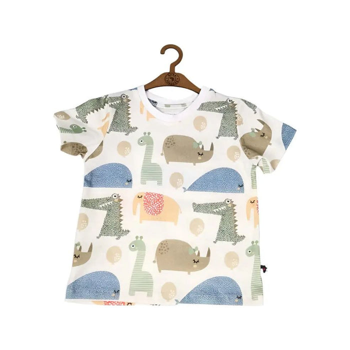 TEE SHIRT - DOTTY ANIMALS BABAFISHEES